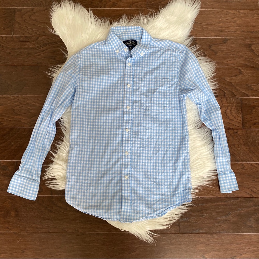 [Nat Nast] Mens Plaid Button Down Shirt